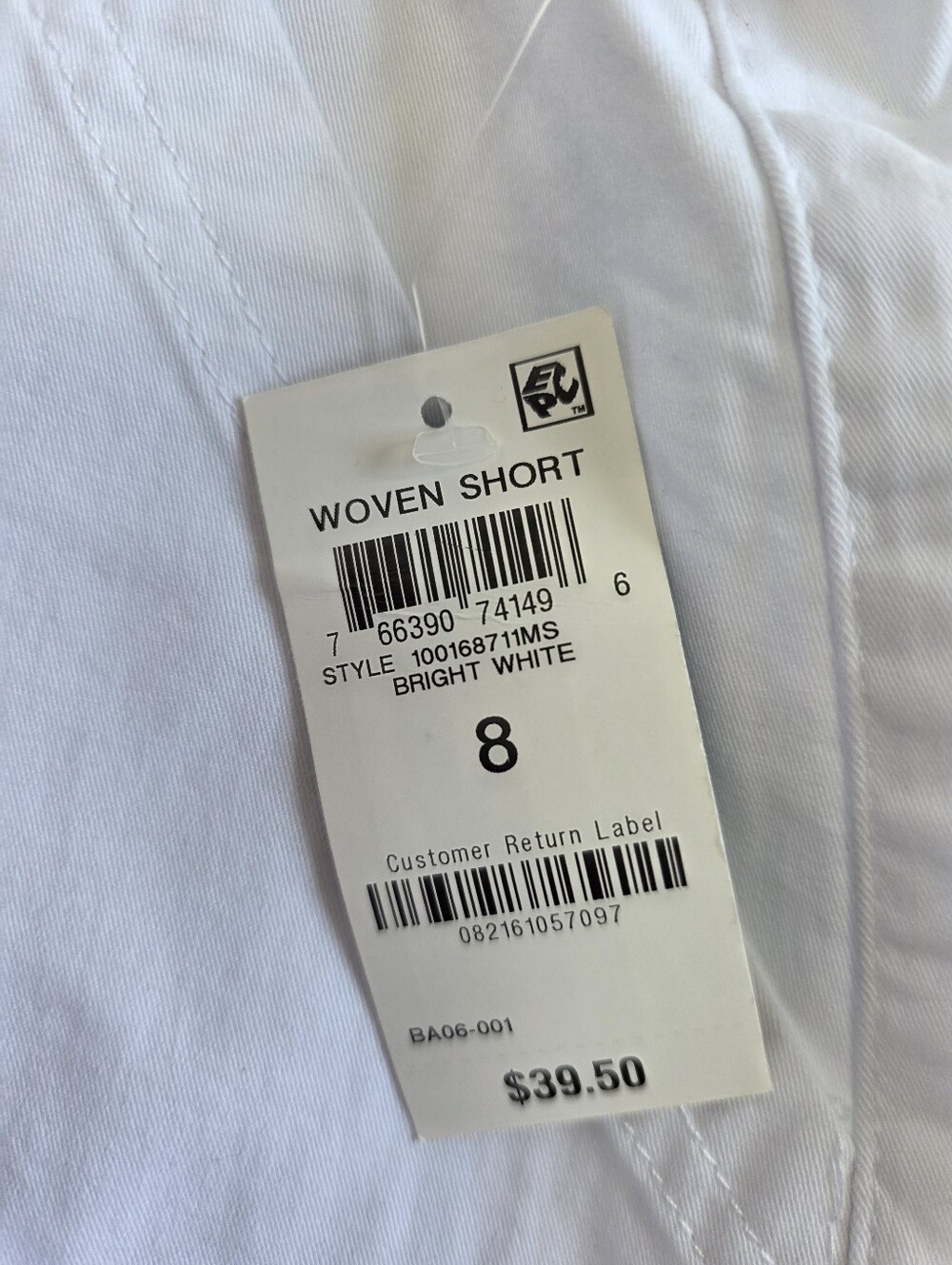 Karen Scott Women's White Bermuda Shorts Size 10 - Picture 5 of 6